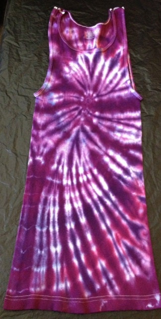 Tie Dye A Line Tank Top ADULT XL