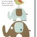 Nursery art print, nursery decor, baby nursery print, kids art, kids room decor, elephant, Keep me in your heart, Winnie The Pooh 8x10