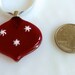 Red Glass Holiday Tree Ornament