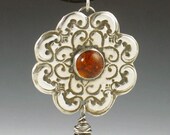 TODAY ONLY 20% off - Amber Flower Necklace