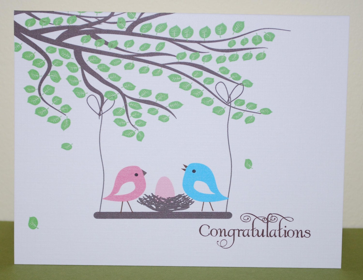 Congratulations New Baby Card, Personalized Baby Card Il_570xn