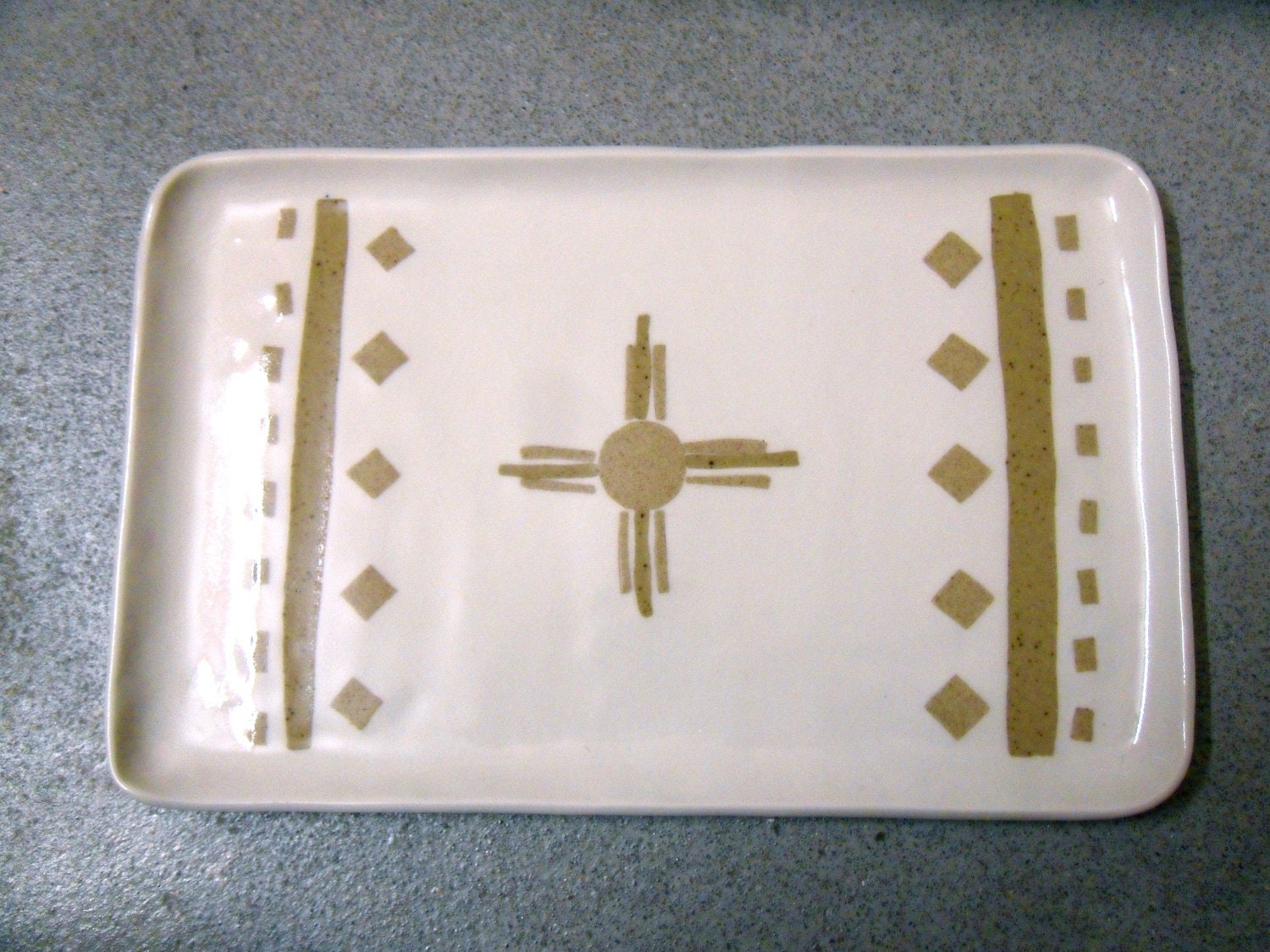 Rectangle Sun Serving Tray
