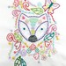 PDF Fox Tribal Western Navajo Hand Embroidery Design Sheet Cute