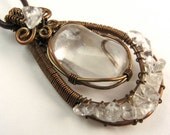 Quartz Rain Drop Necklace