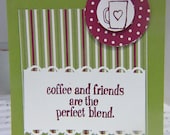 Coffee Lover Card Homemade, Blank for Personal Note, Enclose a Coffee Gift Card