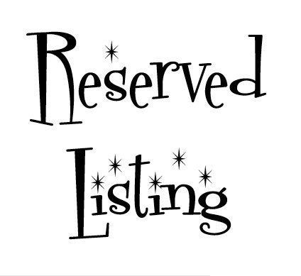 Reserved for Charess