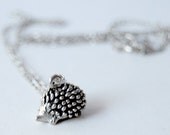 Adorable Teeny Tiny Forest Hedgehog Necklace