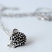 Adorable Teeny Tiny Forest Hedgehog Necklace