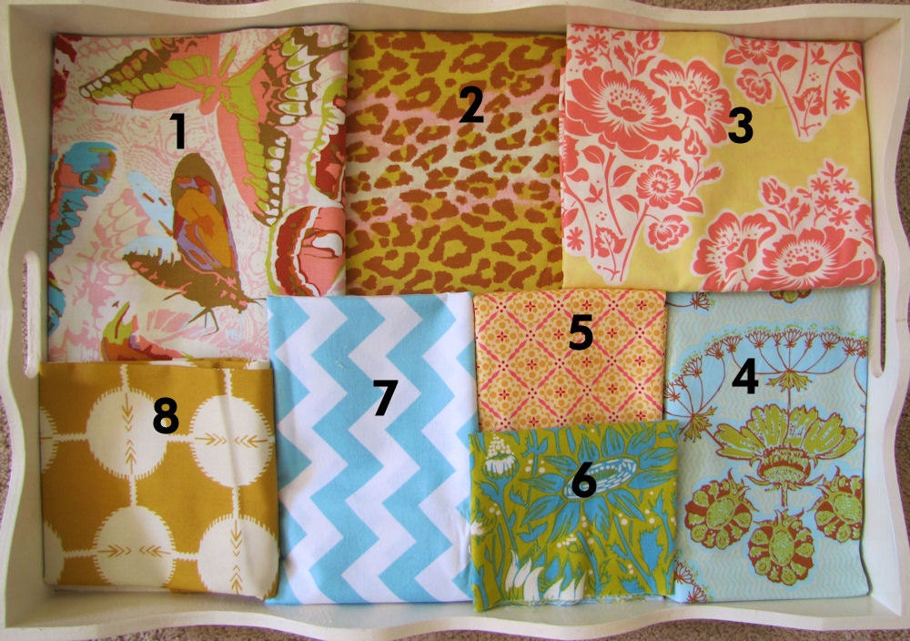 32x32 Anna Maria Horner Field Study Custom Order Baby Blanket Made to Order