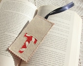 Monogrammed Bookmark - Initial T - Letter T - Teachers Gift