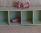 Vintage Shabby Chic Cubby Shelf