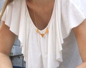 Three Triangle Necklace