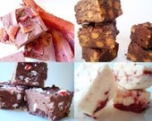 Julie's Fudge - Mini SAMPLER Pack - 3 pieces each, 3 kinds - 3/4 Pound Total