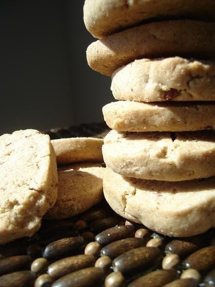 Great Grandma's Icebox Cookies - with PECANS, WALNUTS, and TOFFEE - Three Dozen (36)