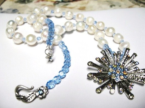 fresh water pearls ... Star Burst ........ a sparkling Splash