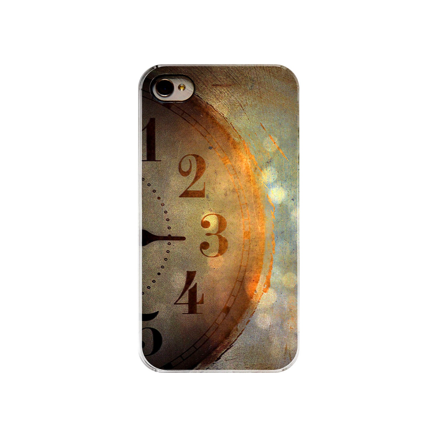 New iphone  5, 4,  4s plastic case "Does Anybody Really Know What Time it is"