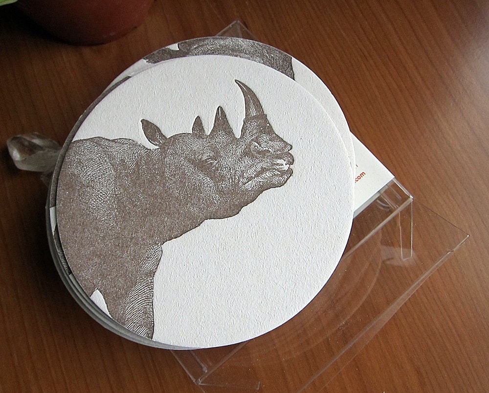 letterpress coasters
