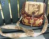 Cream, Burgundy, & Brown Renaissance Deluxe Pouch