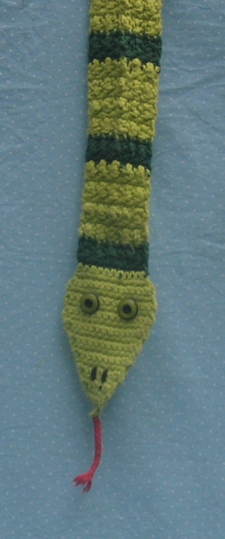 Crochet Snake Scarf, The Anaconda