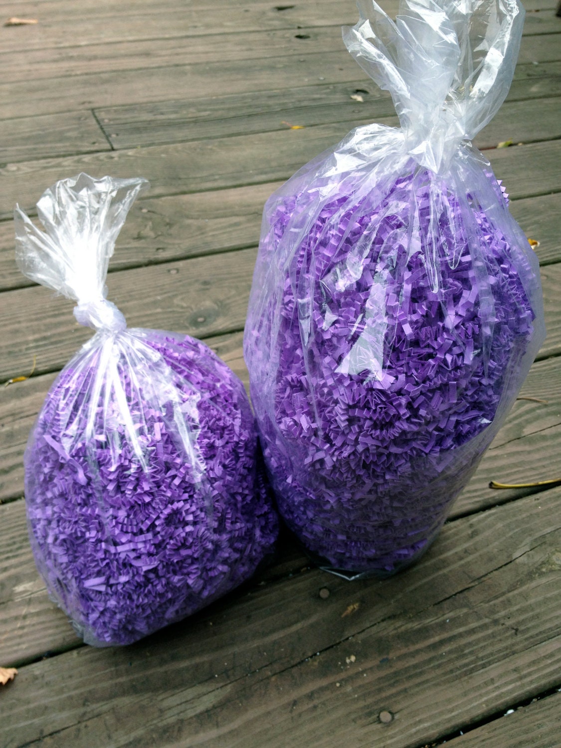 Purple Crinkle Paper Shred 16oz