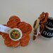 Foral Napkin Rings/Set Four