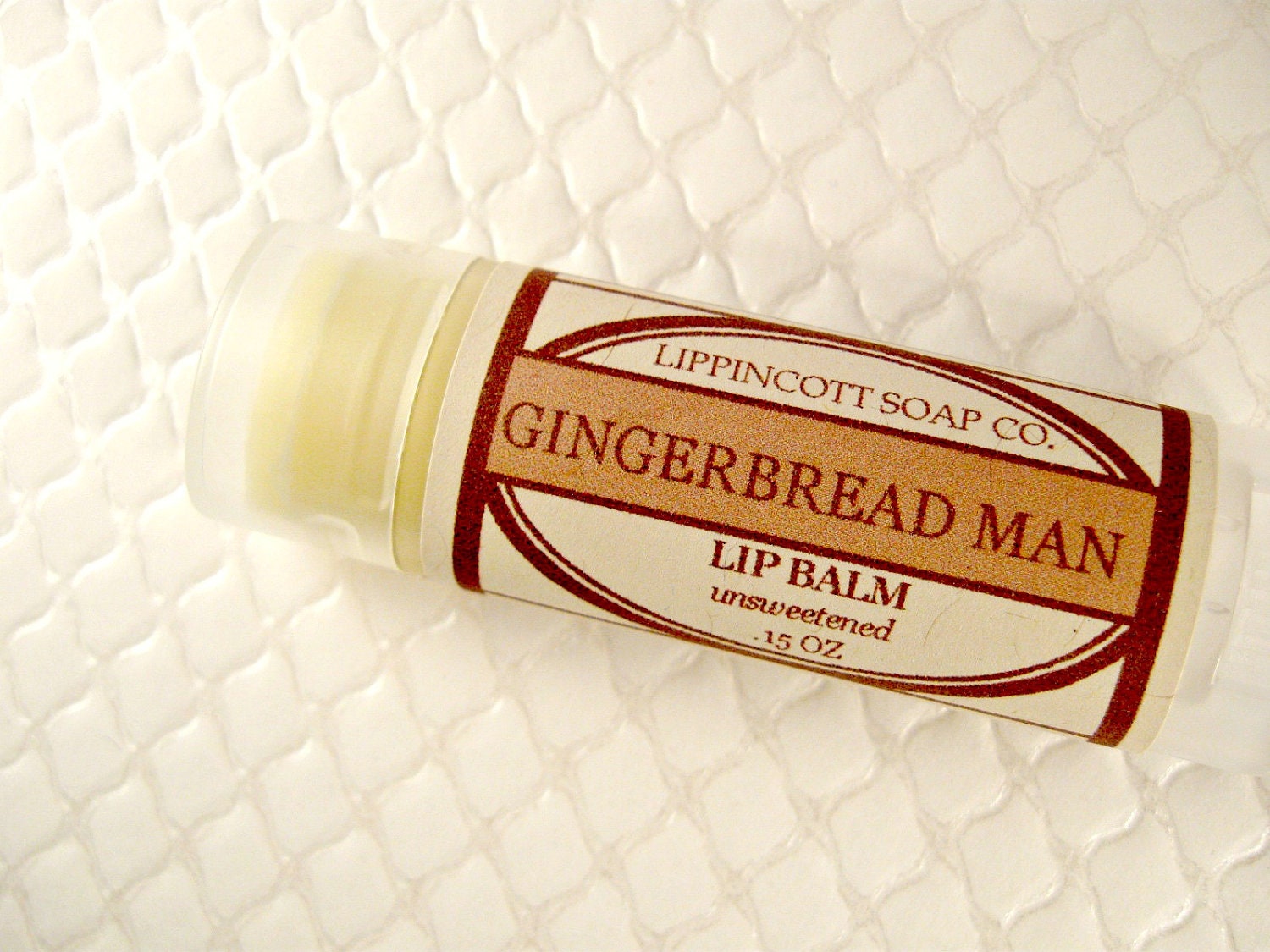 Gingerbread Man Lip Balm