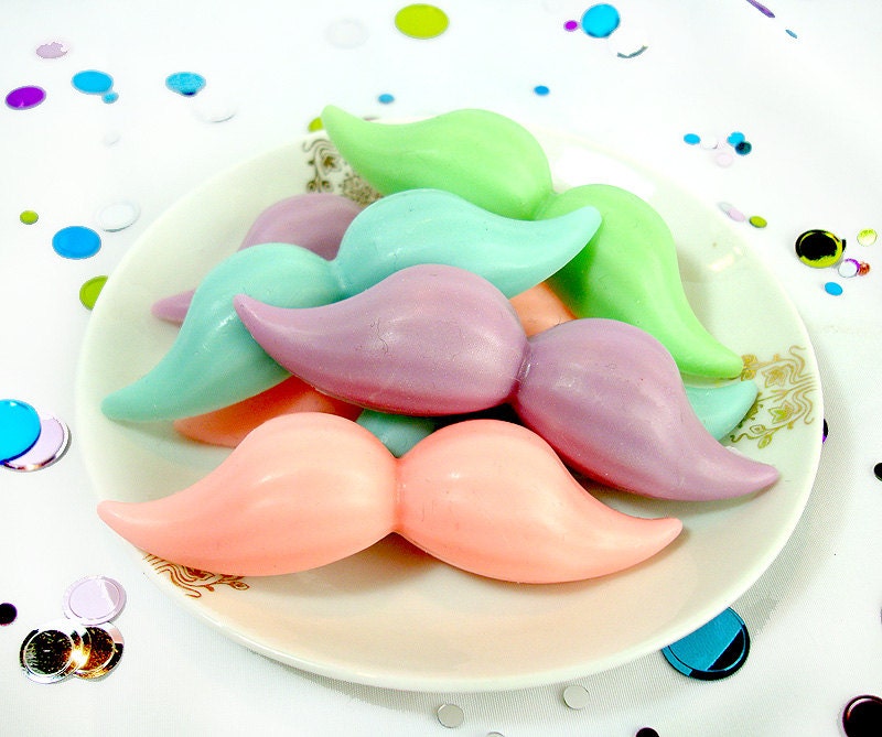 Moustache Party Pack - 4 Pack Goat's Milk Soaps