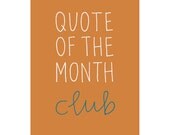 2013 Quote of the Month Club:  A Year of Gratitude