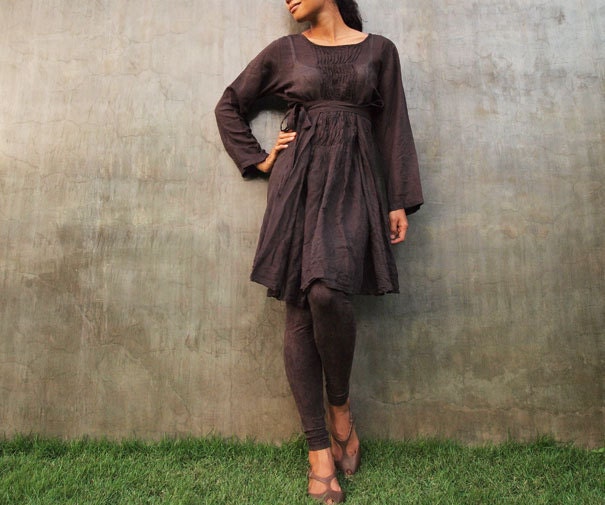 Please me tunic...Sophisticated dress mix silk all colors (one size fit S-L)