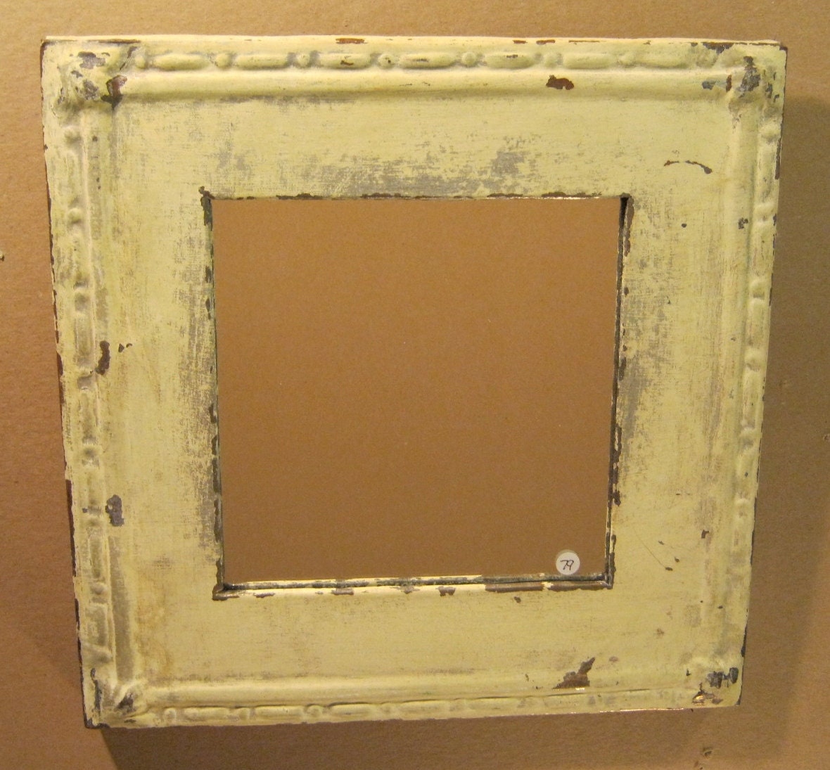 TIN CEILING Tile Mirror Shabby (Chic) Authentic Recycled S927-12
