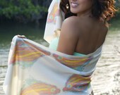Kissing Fish Organic Cotton Scarf Sarong