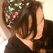 ON SALE - 2 Dollars Off - Retro Cherry and Polka Dot Hair Tie - Bandana - Rockabilly Hair Tie - Headband - Reversible