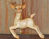 Vintage Brown Deer or Reindeer