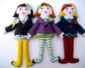 Handmade Fabric Doll, Customized
