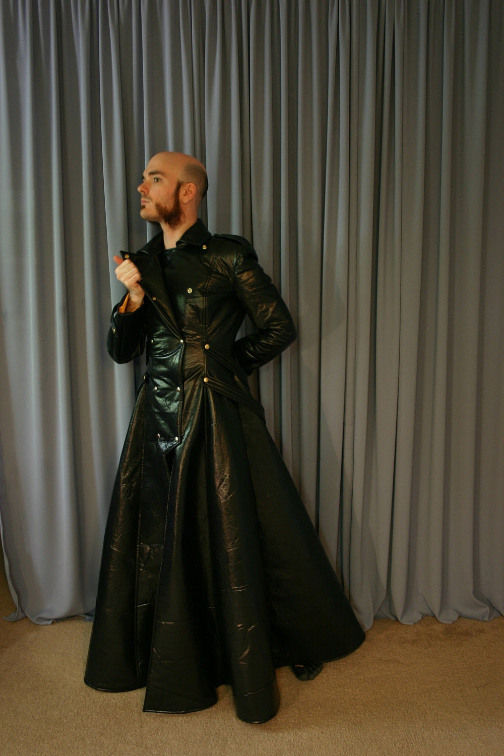 Neo Victorian Bikers Trench Coat CUSTOM