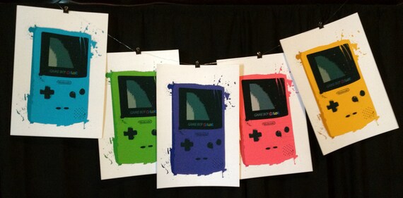 Gameboy Color Posters - Set of 5