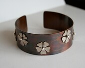 Baby Roses Metal Cuff