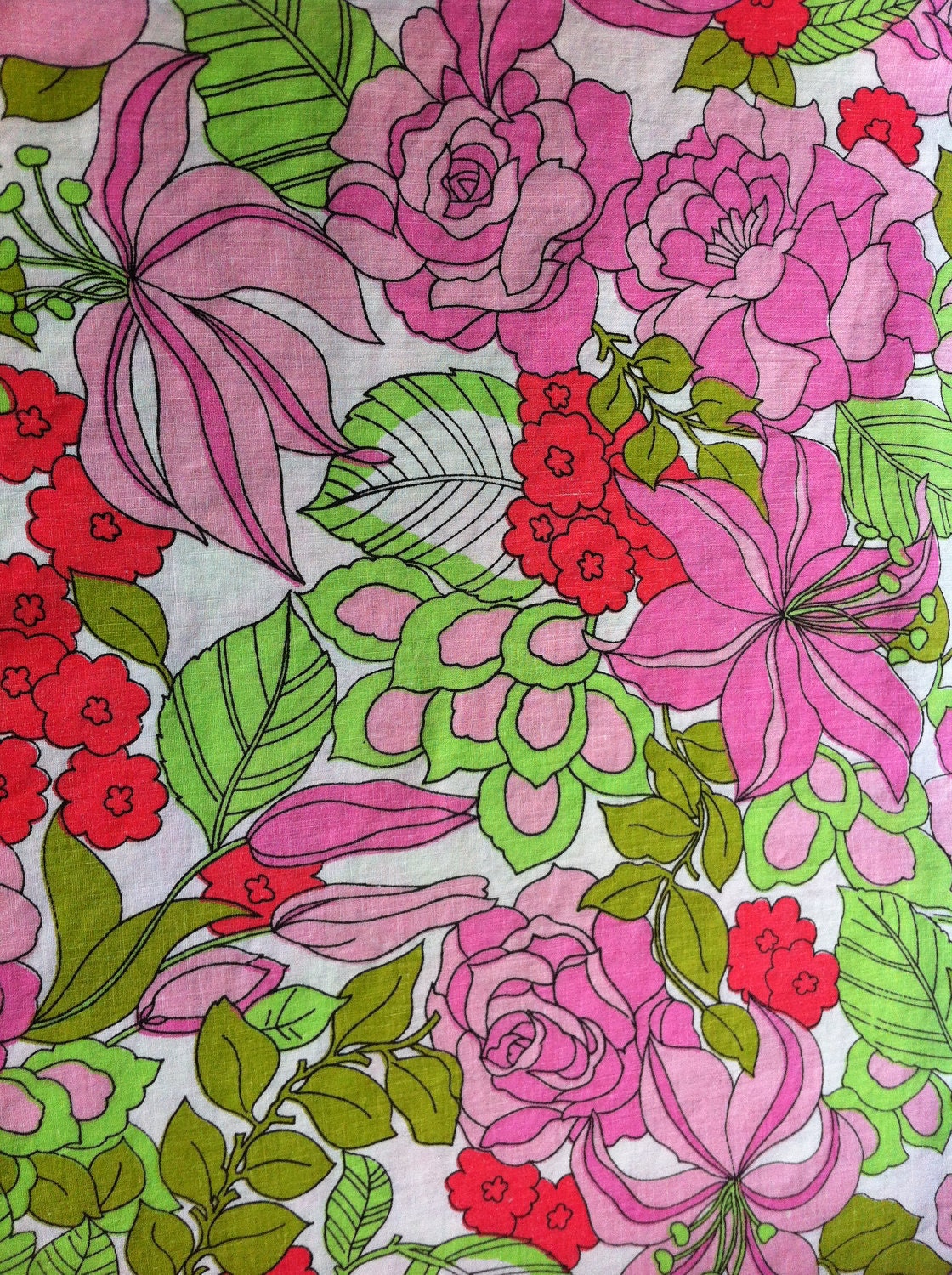 Flowery Pillowcases Vintage It is like Sleeping in A Garden