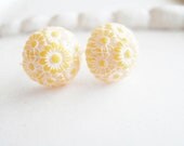 Vintage Post Earrings - Sunny Garden