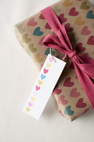 Full of Hearts - set of 5 swing tags