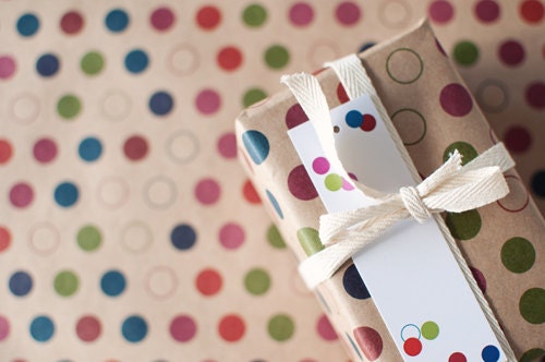 3 Sheets Confetti - Wrapping Paper