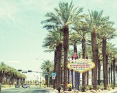 Vegas Photography, Road Trip, Office, Home Decor, Fpoe, Shabby Chic, Travel Photography, Palm Trees - Fabulous Vegas (8x10) Fine Art Print