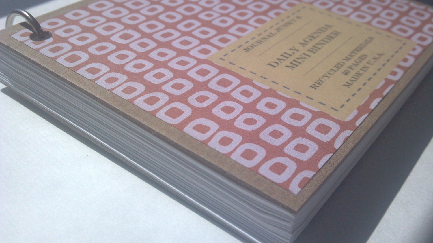 Daily Planner 100 Cards Mauve Squares
