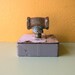 Gray Keepsake Box, Industrial Decor for home and office