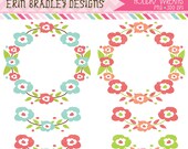 Holiday Wreaths Clipart Clip Art Personal & Commercial Use Il_170x135