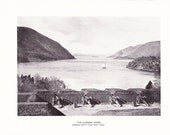 1903 Photograph - Hudson River - Vintage Antique Home Decor Book Plate Art for Framing 100 Years Old