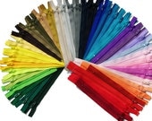 SALE 100 Assorted 4,5,6, and 7 Inch YKK 3 Closed Bottom