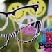 60s Groovy Peace PHOTOBOOTH PROPS - EDITABLE Text Instant Download
