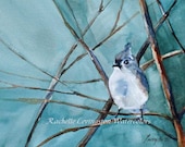 Watercolor Bird PRINT SET Bird Print Grouping SALE 5x7 bird painting set Bird art print set wall decor bird art gift under 30 blue green