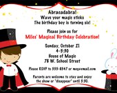 Boys Magic Birthday Party Invitations Il_170x135